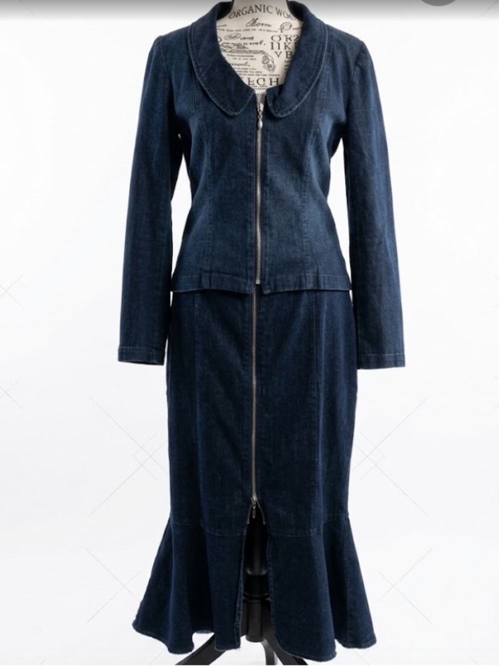 Amazing Denim 2-Piece Skirt & Jacket!